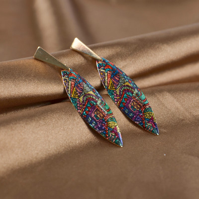 Boheemlaste sulamist kõrvarõngad naiste metallist tutt etnilises stiilis kõrvarõngad pikad kõrvarõngad naistele tüdrukutele ehted mood punk