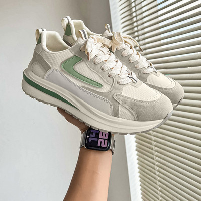 Meeste mood vabaaja jooksujalatsid Meeste sügissporditossud Klassikalised paksu tallaga võrkkangast hingavad vabaajajalatsid Meeste tossud