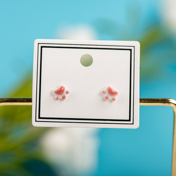 Πορσελάνη Πολύχρωμα Κεραμικά Σκουλαρίκια Αντιαλλεργικά Cartoon χαριτωμένα κοσμήματα ζωάκι #LY528 lot фурнитура для украшений