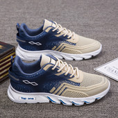 2024. gada pavasaris un rudens jauni vīriešu sieta, elpojoši skriešanas apavi Modes daudzpusīgi ikdienas apavi jauniešu pilsētiņas ikdienas apavi sporta apavi