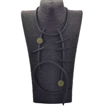 UKEBAY Νέο πρωτότυπο κρεμαστό κολιέ για γυναίκες Αλυσίδες πουλόβερ Λαστιχένια κοσμήματα Φεστιβάλ δώρο Ethnic κολιέ για ρούχα Κοσμήματα