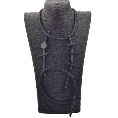 UKEBAY uued originaalsed ripatskeed naistele kampsunketid Kummist ehete festivali kingitus etnilise kaelakee jaoks rõivaste ehteid