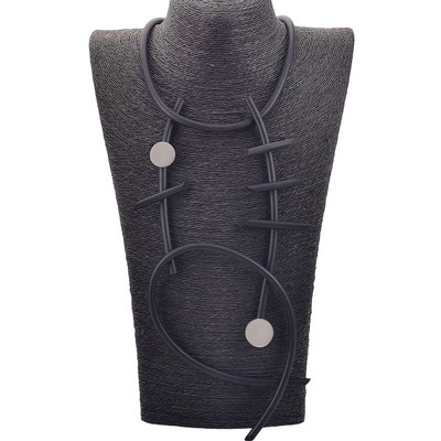 UKEBAY uued originaalsed ripatskeed naistele kampsunketid Kummist ehete festivali kingitus etnilise kaelakee jaoks rõivaste ehteid