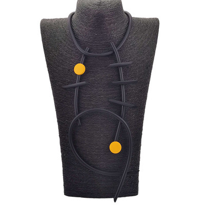 UKEBAY uued originaalsed ripatskeed naistele kampsunketid Kummist ehete festivali kingitus etnilise kaelakee jaoks rõivaste ehteid