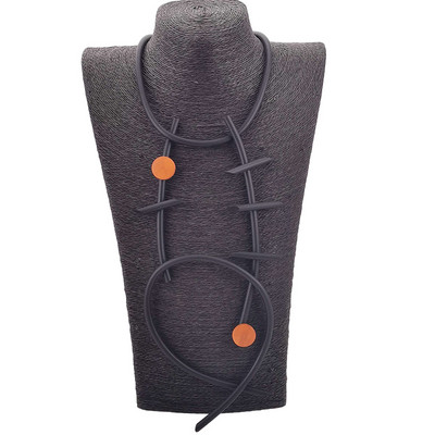 UKEBAY uued originaalsed ripatskeed naistele kampsunketid Kummist ehete festivali kingitus etnilise kaelakee jaoks rõivaste ehteid