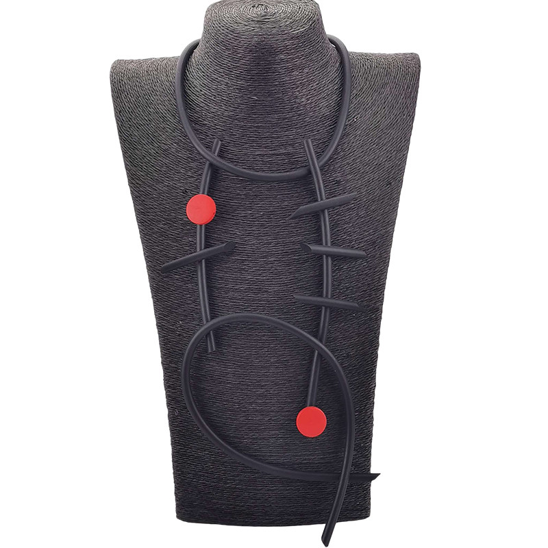 UKEBAY uued originaalsed ripatskeed naistele kampsunketid Kummist ehete festivali kingitus etnilise kaelakee jaoks rõivaste ehteid