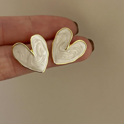 Jauki margrietiņu ziedu auskari sievietēm sarkanā baltā krāsā mīļotā asimetriskā auskaru ballīte kāzu rotaslietas dāvanas