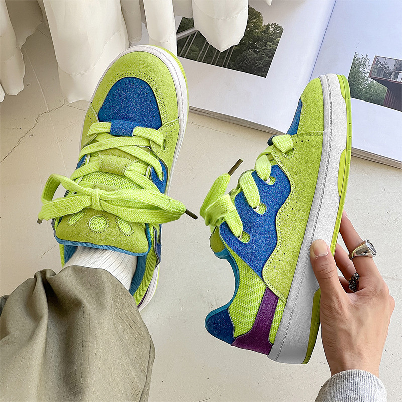 Harajuku stiilis Rohelised lõuendist kingad Meeste Unisex tossud Algupärased Mood Rulajalatsid Meeste Disainer Vulkaniseeritud Tossud Meeste