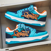 Modes zili dizaineru skeitborda apavi Vīriešu ielas apģērbi Hip hop kedas vīriešiem luksusa platformas skeitborda čības vīriešiem basket homme
