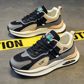 Kvaliteetsed meeste tossud, kerged hingavad jooksujalatsid 2024. aasta suvemood vabaajajalatsid meeste võrgust nööriga tennised