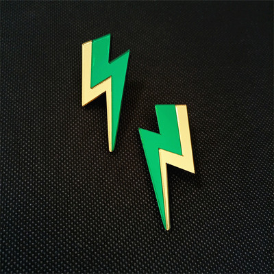 KUGUYS Glitter Lightning akrüülist kõrvarõngad naistele Mitmevärvilised ehted peegel Trendikas mood suveklassika aksessuaarid