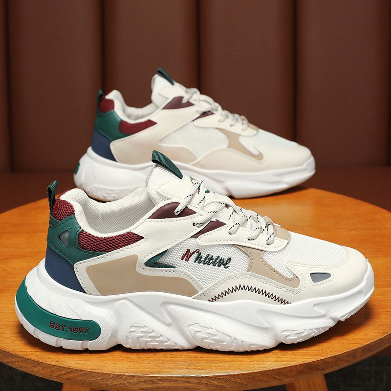 Meeste 2024. aasta tossud, uus võrk, hingav vabaajajalats, nööriga platvormiga jooksujalatsid Luksuslikud brändi meeste kingad Tenis Masculino