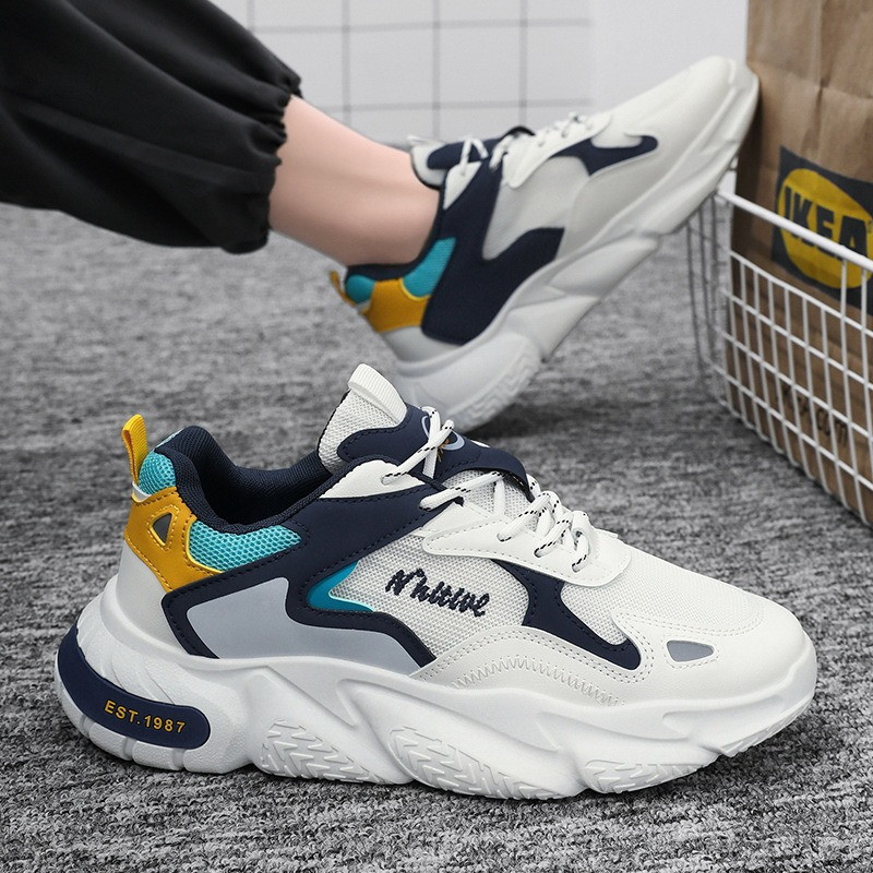 Meeste 2024. aasta tossud, uus võrk, hingav vabaajajalats, nööriga platvormiga jooksujalatsid Luksuslikud brändi meeste kingad Tenis Masculino