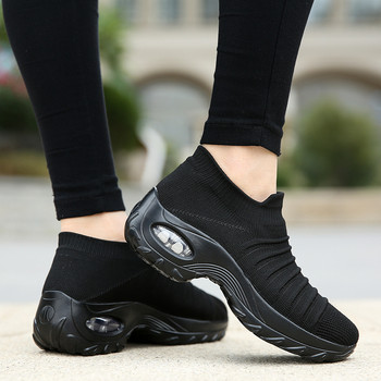 Нови маратонки на платформа Дамски обувки Дишащи ежедневни обувки Дамски модни дамски обувки за увеличаване на височината Zapatos De Mujer