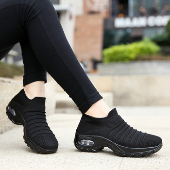 Нови маратонки на платформа Дамски обувки Дишащи ежедневни обувки Дамски модни дамски обувки за увеличаване на височината Zapatos De Mujer