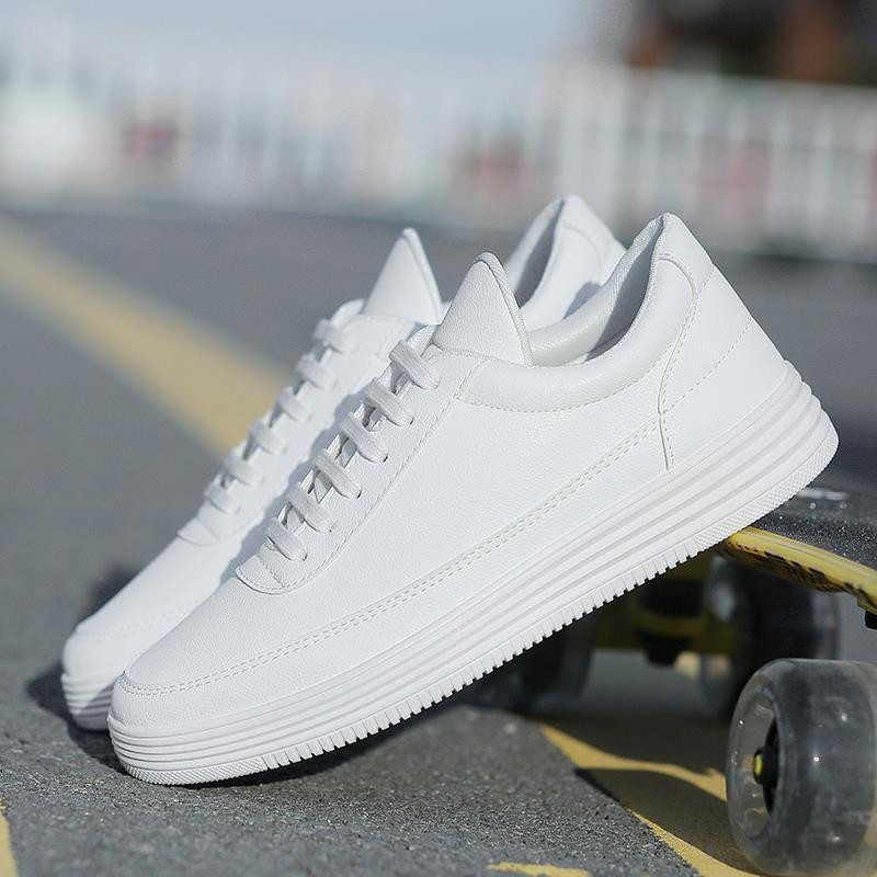 Meeste kingad, spordijalatsid, 2024, uued kevad/suvised valged moodsad meeste lauajalatsid, mugavad ja kulumiskindlad kingad