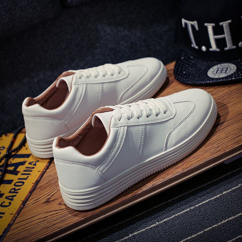 Meeste kingad, spordijalatsid, 2024, uued kevad/suvised valged moodsad meeste lauajalatsid, mugavad ja kulumiskindlad kingad