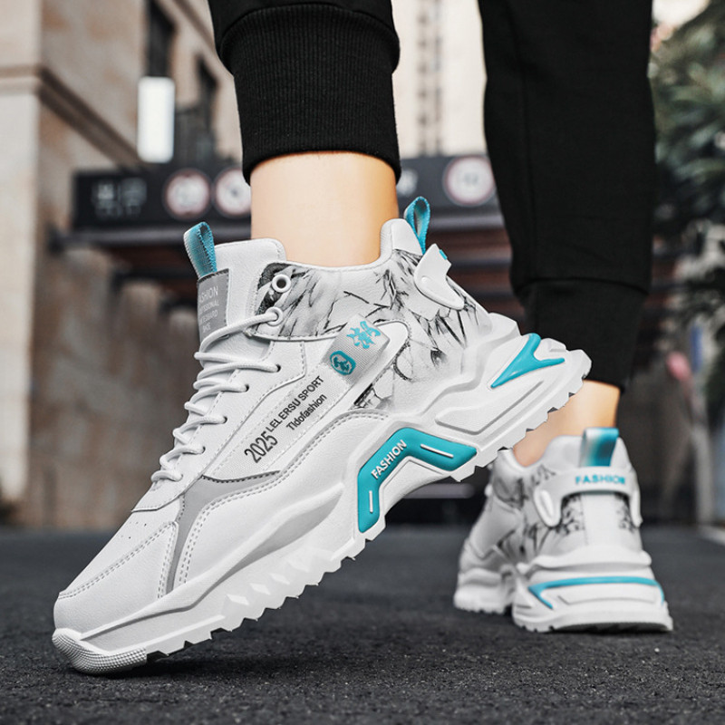 Vīriešu apavi kedas Modes elpojošas platformas skriešanas apavi Tīkla sporta viegls unisex vīriešu ikdienas vulkanizētas vīriešu apavi