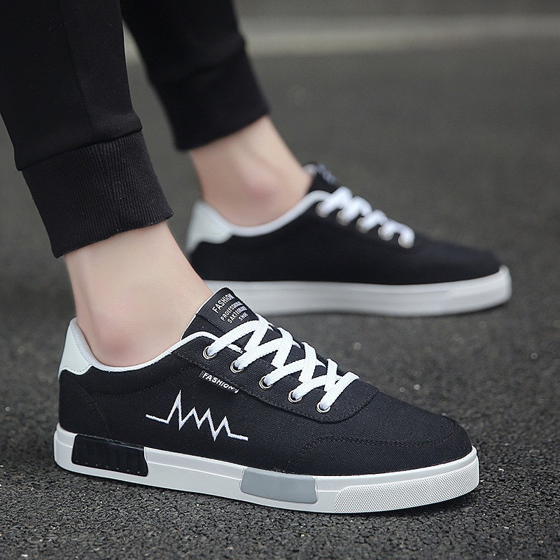 Jaunas vīriešu kedas pavasara modes elpojošs audekls ikdienas apavi vīriešiem, gaiši plakani, vulkanizēti apavi brīvā dabā, pastaigas Sports Zapatos