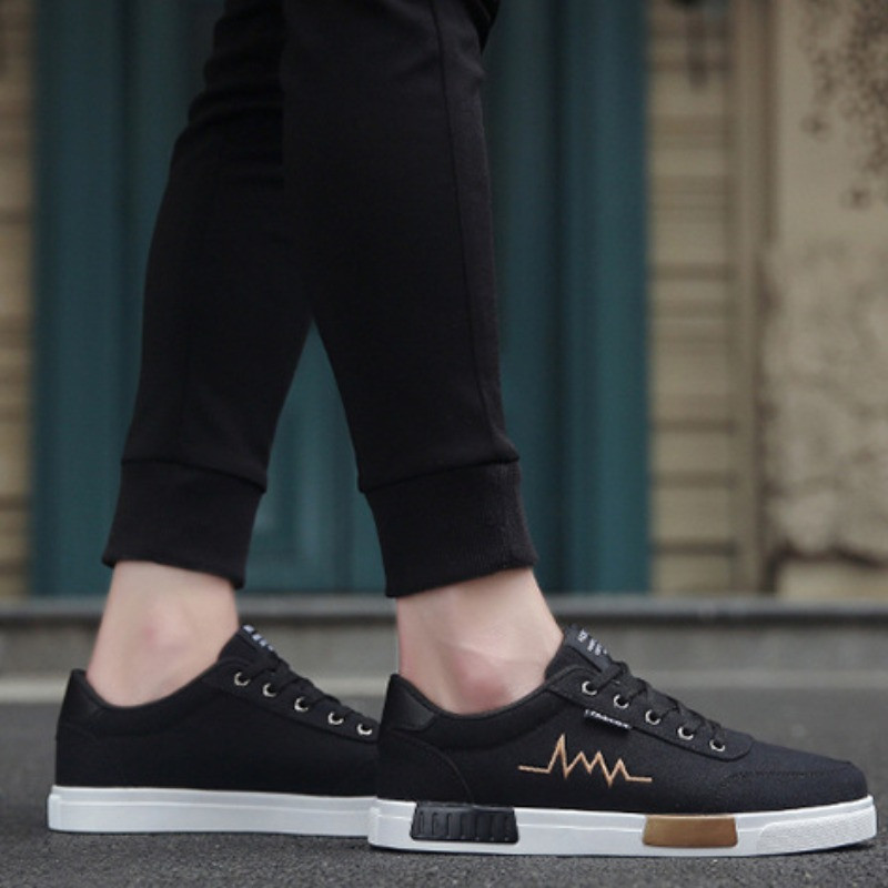 Jaunas vīriešu kedas pavasara modes elpojošs audekls ikdienas apavi vīriešiem, gaiši plakani, vulkanizēti apavi brīvā dabā, pastaigas Sports Zapatos