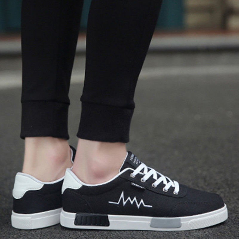 Jaunas vīriešu kedas pavasara modes elpojošs audekls ikdienas apavi vīriešiem, gaiši plakani, vulkanizēti apavi brīvā dabā, pastaigas Sports Zapatos