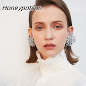 Νέα σκουλαρίκια λουλουδιών 2024 γυναικεία δίκτυα κόκκινα μόδα ιδιοσυγκρασία καρφιά μόδα γλυκά all match ατμοσφαιρικά σκουλαρίκια