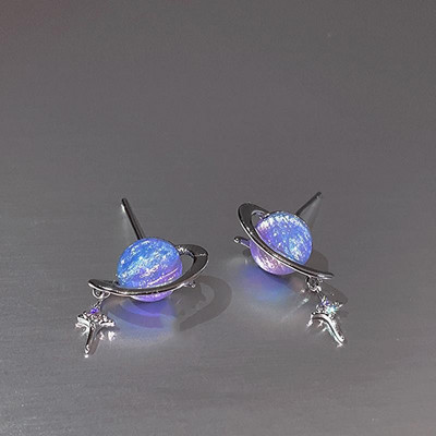 Tume punk vintage metallist kett, rist armastusega kõrvarõngad naistele isikupärastatud hip-hop ühes tükis kõrvaklambrid, luuklambrid peo ehted