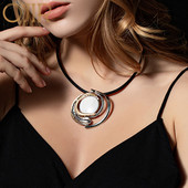 Κορεάτικη μόδα κολιέ Chokers λαιμόκοψη Κοσμήματα για γυναίκες Κρεμαστά κρεμαστά γεωμετρικά διακοσμητικά Vintage αλυσίδες trending προϊόντα