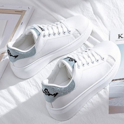 Sieviešu kedas 2024. gada modes elpojošas vulkanizētas kurpes Pu ādas platformas kurpes baltas, šņorējamas, ikdienas apavi Zapatos Mujer