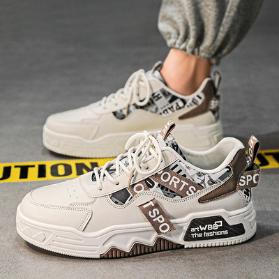 Ανδρικά casual αθλητικά παπούτσια 2024 φθινόπωρο Μποτάκια με χοντρή πλατφόρμα στον αστράγαλο Ανδρικά αθλητικά παπούτσια που αναπνέουν με φερμουάρ