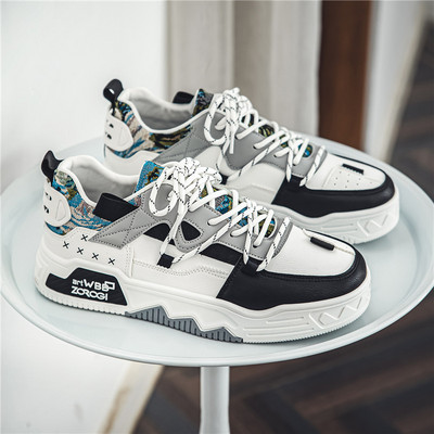 Ανδρικά casual αθλητικά παπούτσια 2024 φθινόπωρο Μποτάκια με χοντρή πλατφόρμα στον αστράγαλο Ανδρικά αθλητικά παπούτσια που αναπνέουν με φερμουάρ