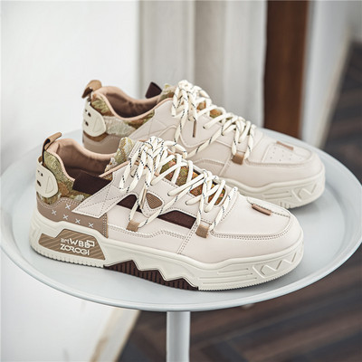 Ανδρικά casual αθλητικά παπούτσια 2024 φθινόπωρο Μποτάκια με χοντρή πλατφόρμα στον αστράγαλο Ανδρικά αθλητικά παπούτσια που αναπνέουν με φερμουάρ