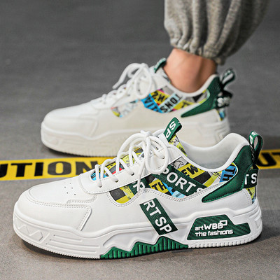 Ανδρικά casual αθλητικά παπούτσια 2024 φθινόπωρο Μποτάκια με χοντρή πλατφόρμα στον αστράγαλο Ανδρικά αθλητικά παπούτσια που αναπνέουν με φερμουάρ