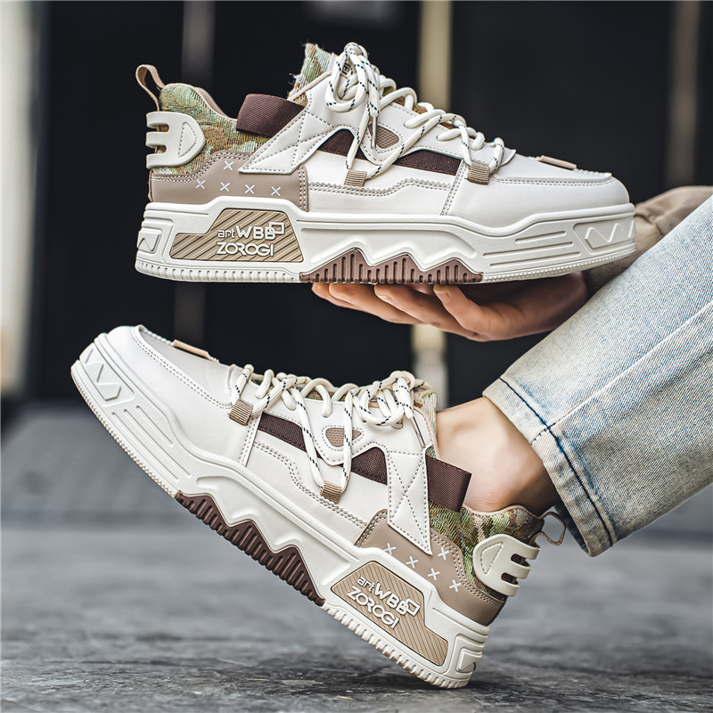 Ανδρικά casual αθλητικά παπούτσια 2024 φθινόπωρο Μποτάκια με χοντρή πλατφόρμα στον αστράγαλο Ανδρικά αθλητικά παπούτσια που αναπνέουν με φερμουάρ