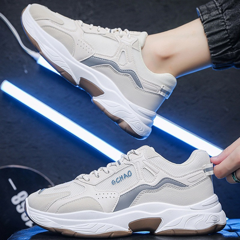 Muške tenisice s platformom Prozračne cipele za slobodno vrijeme 2024. Nova modna svestrana lagana muška obuća Tenisice za tenis Zapatillas De Hombre