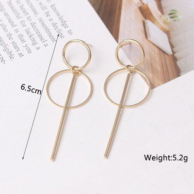 New Personality Metal Drop σκουλαρίκια για γυναίκες Ακανόνιστο υπερβολικό χρυσό χρώμα Γεωμετρικά κούφια σκουλαρίκια πεταλούδα pendientes