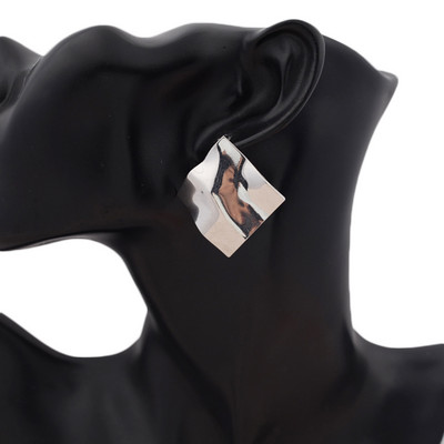 New Personality Metal Drop σκουλαρίκια για γυναίκες Ακανόνιστο υπερβολικό χρυσό χρώμα Γεωμετρικά κούφια σκουλαρίκια πεταλούδα pendientes