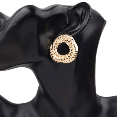 New Personality Metal Drop σκουλαρίκια για γυναίκες Ακανόνιστο υπερβολικό χρυσό χρώμα Γεωμετρικά κούφια σκουλαρίκια πεταλούδα pendientes