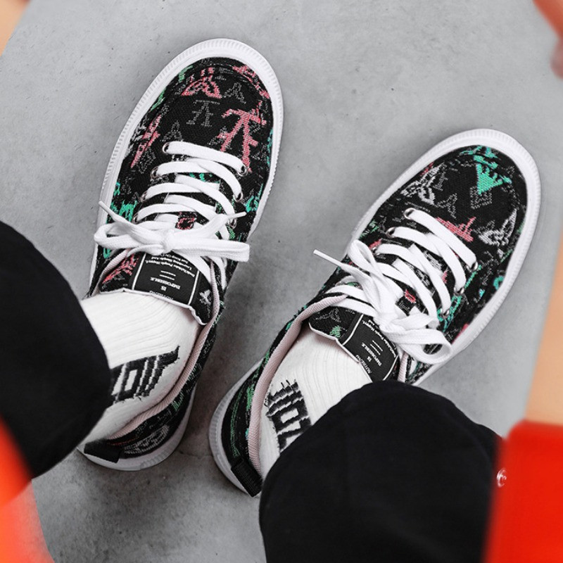 Ανδρικά παπούτσια 2024 Καλοκαιρινά παπούτσια σχεδιαστών μόδας Casual Παπούτσια Άγρια Υπαίθρια Παπούτσια για περπάτημα Αναπνεύσιμα πάνινα Flats Πλατφόρμα Αθλητικά παπούτσια με κορδόνια