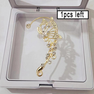 Moodsad tsirkoonist liblikast kõrvaklambrid sädelevad kivist kõrvaklambrid kõrvarõngad ilma augustamiseta naistele pulmaehted kingitused