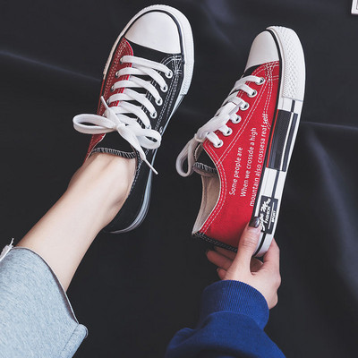 Γυναικεία μαθήτρια καθημερινά παπούτσια για τρέξιμο Σχεδιαστής μόδας Νεανικά γυναικεία πάνινα παπούτσια Γυναικεία παπούτσια από καουτσούκ καμβά Γυναικεία επίπεδη αθλητικά παπούτσια