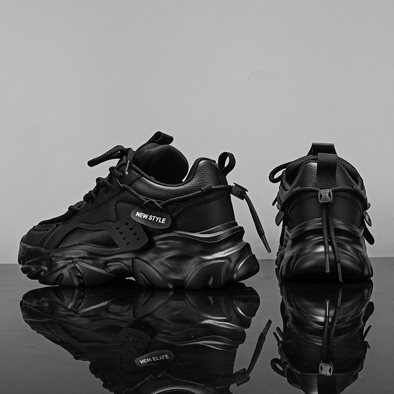 Νέα κορεάτικη εκδοχή ανδρικών μοντέρνων και άνετων αθλητικών παπουτσιών με χοντρή σόλα casual μοντέρνα ρετρό παπούτσια για τρέξιμο