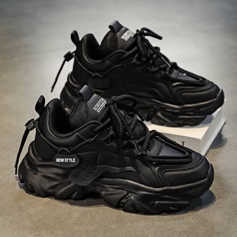 Νέα κορεάτικη εκδοχή ανδρικών μοντέρνων και άνετων αθλητικών παπουτσιών με χοντρή σόλα casual μοντέρνα ρετρό παπούτσια για τρέξιμο