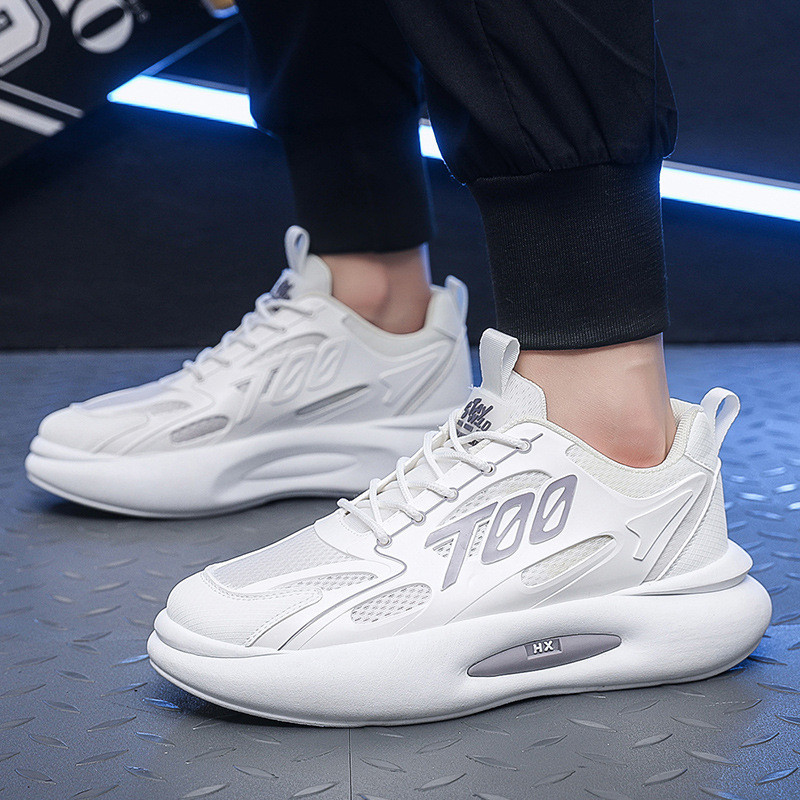 2024. aasta kevadsügis meeste uued hingavad ja mitmekülgsed vabaajajalatsid Kerged ja mugavad õpilaste jooksu- ja spordijalatsid