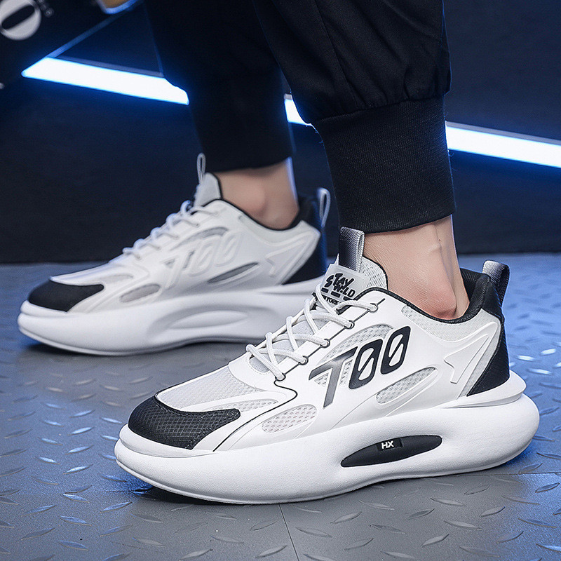 2024. aasta kevadsügis meeste uued hingavad ja mitmekülgsed vabaajajalatsid Kerged ja mugavad õpilaste jooksu- ja spordijalatsid