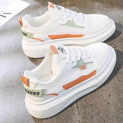 Γυναικεία παπούτσια 2024 Χοντρή σόλα Λευκή Άνοιξη Φθινοπωρινή Αναπνεύσιμη Πλατφόρμα Zapatos De Mujer Trend Round Head Γυναικεία casual αθλητικά παπούτσια