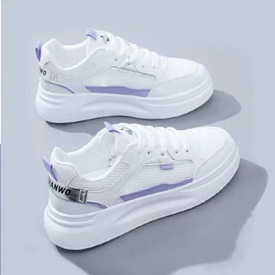 Γυναικεία παπούτσια 2024 Χοντρή σόλα Λευκή Άνοιξη Φθινοπωρινή Αναπνεύσιμη Πλατφόρμα Zapatos De Mujer Trend Round Head Γυναικεία casual αθλητικά παπούτσια