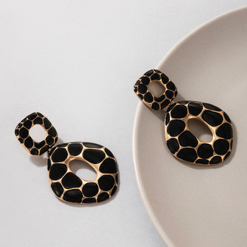 Σκουλαρίκια 2021 Trend Νέα σκουλαρίκια μόδας Boho για γυναίκες Cool Stuff Προσωπικότητα Τετράγωνο Λεοπάρ Γεωμετρία Vintage κοσμήματα