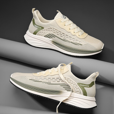 2023 m. nauji vyriški laisvalaikio batai, tinkliniai, kvėpuojantys, patogūs sportiniai neslystantys bėgimo teniso elastiniai vyriški batai