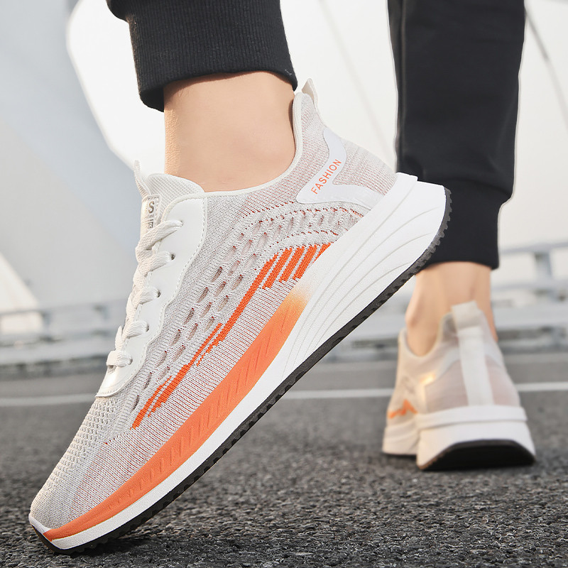 2023 m. nauji vyriški laisvalaikio batai, tinkliniai, kvėpuojantys, patogūs sportiniai neslystantys bėgimo teniso elastiniai vyriški batai